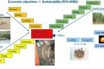 Figure 1. The total concept of the project is to use straw, reed and switchgrass for pelletization and local use or export. 